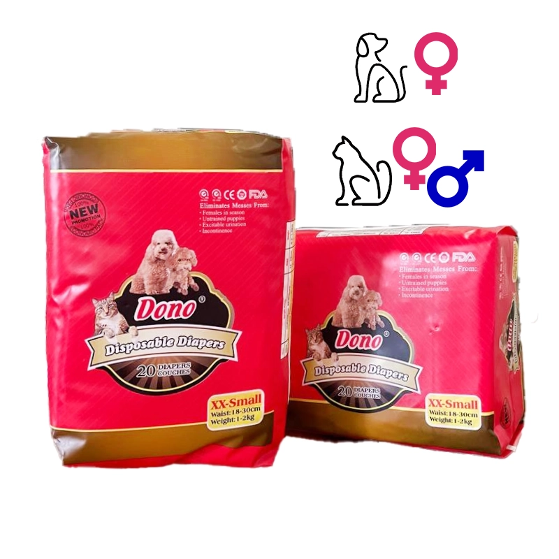 ماده XXS پوشک سگ و گربه دونو سایز XXS