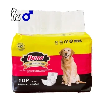 خرید پوشک سگ نر دونو سایز M