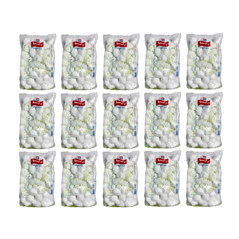 پنبه توپک سفید غیراستریل رایا Raya پک 15 تایی