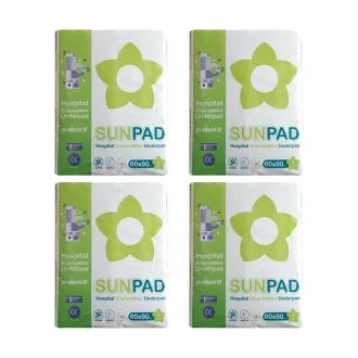 پک 4 تایی پد زیرانداز یکبارمصرف سان پد Sun Pad